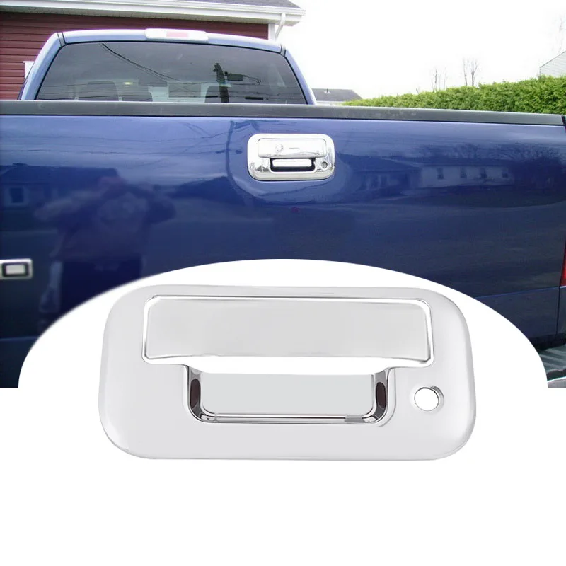 ABS Chrome Door Handle Cover W/O Passenger Side Keyhole With Key Pad For Ford F-150 F150 4 Doors 2004-2014 Car Styling