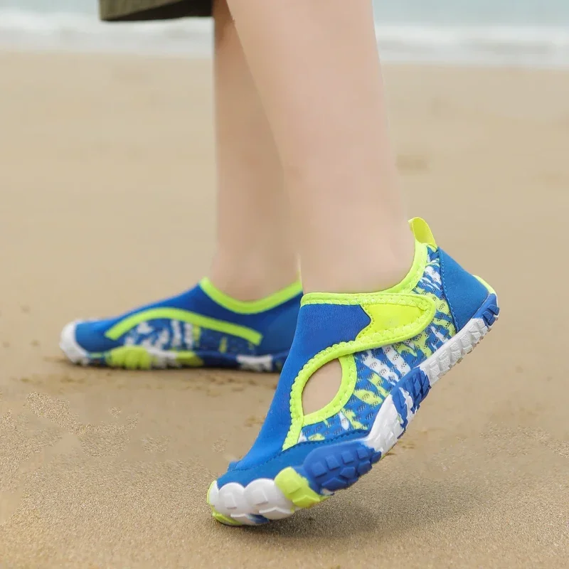 Bambini Wading scarpe sportive Quick-Dry ragazzi ragazze nuoto scarpe da ginnastica da spiaggia bambini immersioni surf canottaggio Aqua scarpe da acqua a piedi nudi