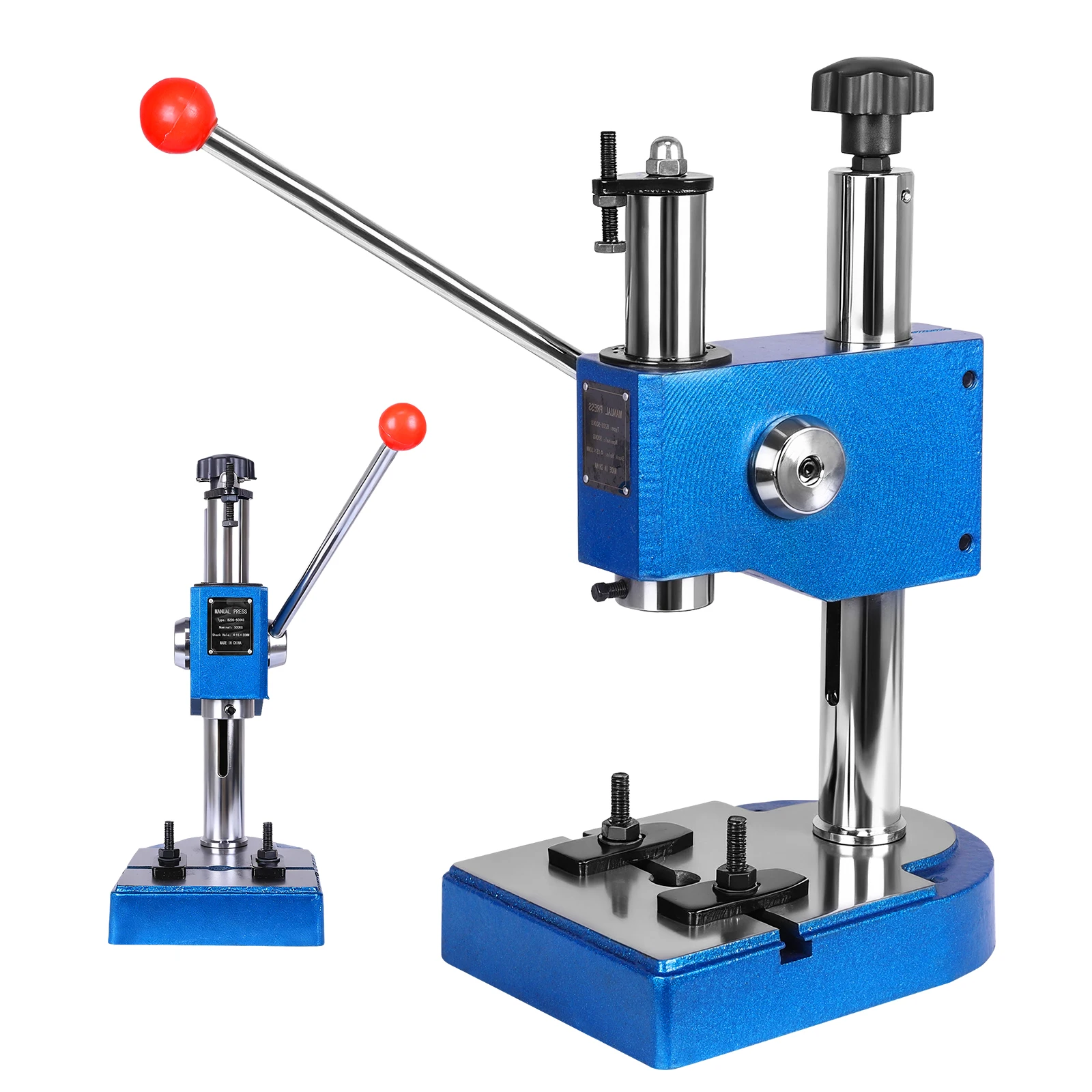 

Cast Iron Heavy-duty Manual Desktop Arbor Press 0.5 Ton for Stamping Bending Stretching Forming
