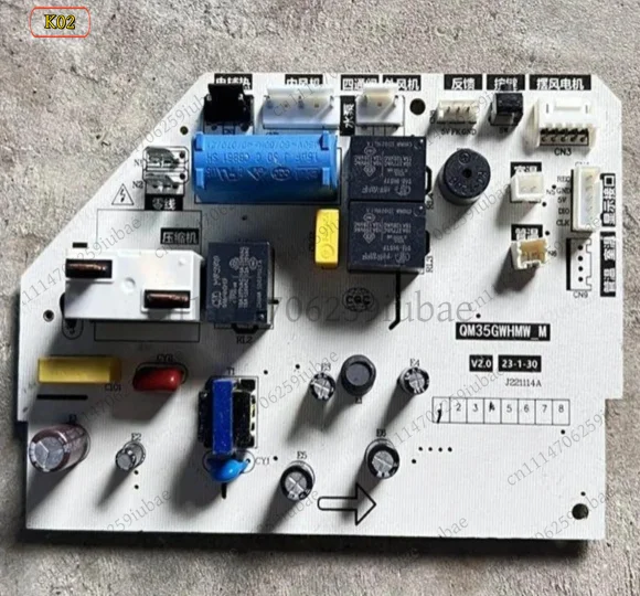 1.5P Cooling Heating AC Replacement PCB Board, Compatible Circuit Board QM35GWHMW-M, Third-Party Repair Parts