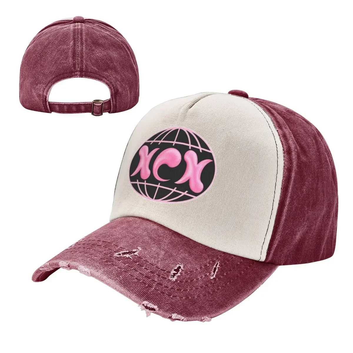 Charli Xcx Crash Album Baseball Cap Vintage Distressed  Headwear for Men Women Outdoor Workouts Unstructured Soft Hats Cap