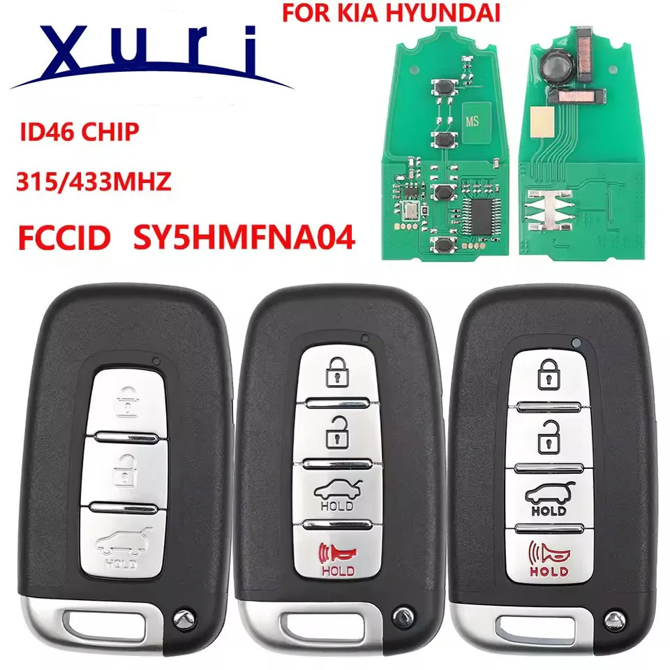 for Hyundai Sonata 2011 2012 2013 2014 Kia Elantra Genesis Veloster Equus Tucson Sonata Azera Kia 315/433Mhz FCCID SY5HMFNA04