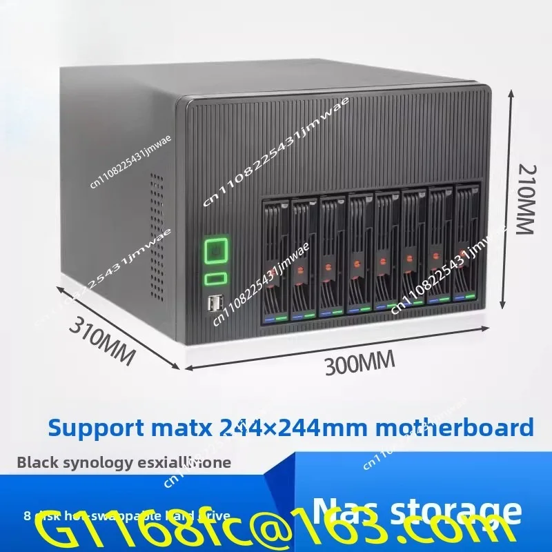 NAS 8-disk Hot Swappable Support 4-slot Large Motherboard File Storage Movie Virtual Machine SEXI