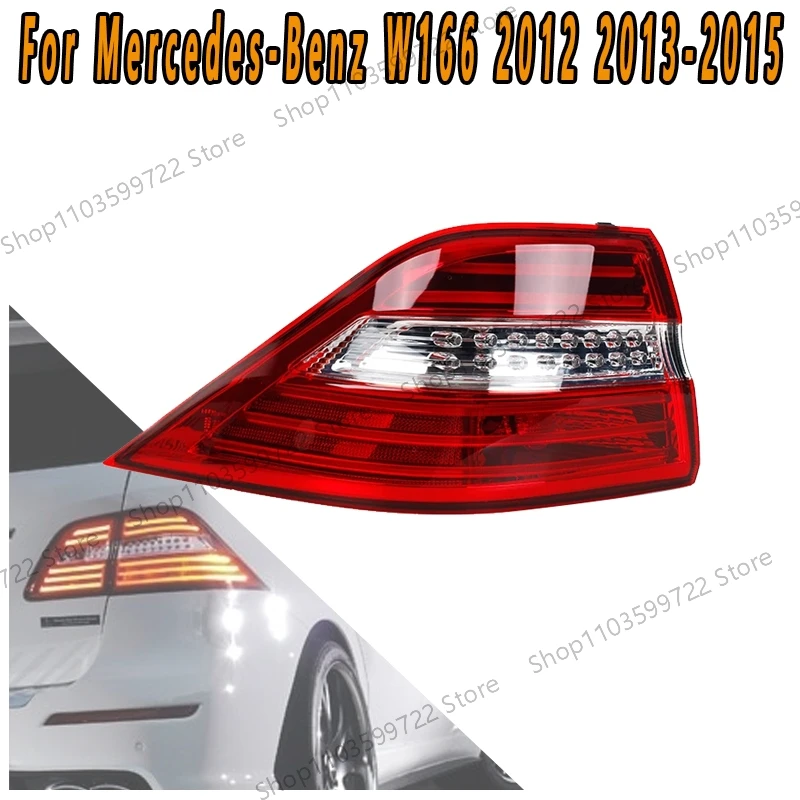 For Mercedes-Benz W166 Taillight Lamp For ML300 ML350 ML400 2012 2013 2014 2015 LED Rear Lamp led Taillight Car Styling