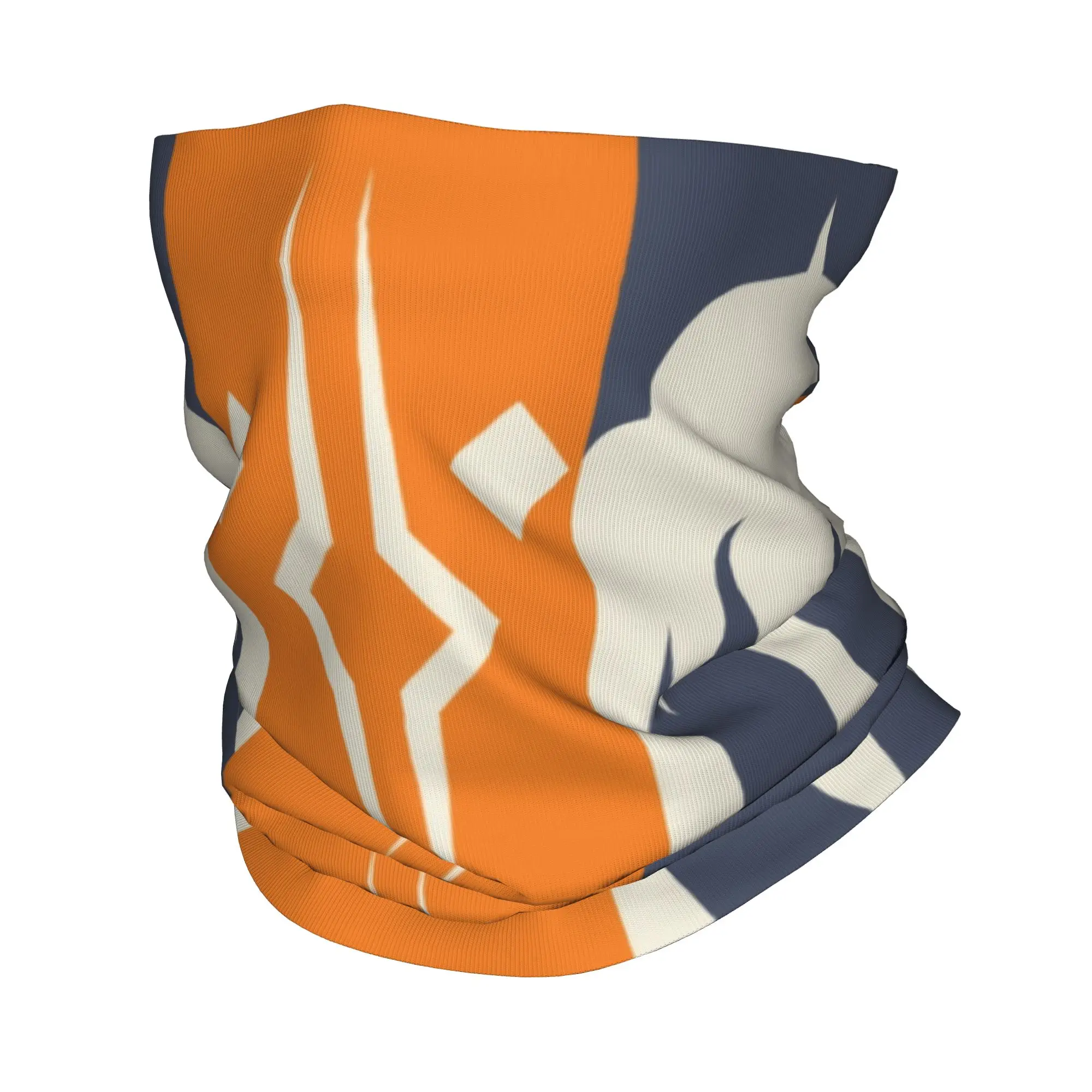 Custom Fulcrum Ahsoka Tano Neck Gaiter Women Men UV Protection Winter Sci Fi Wars TV show Bandana Scarf for Hiking