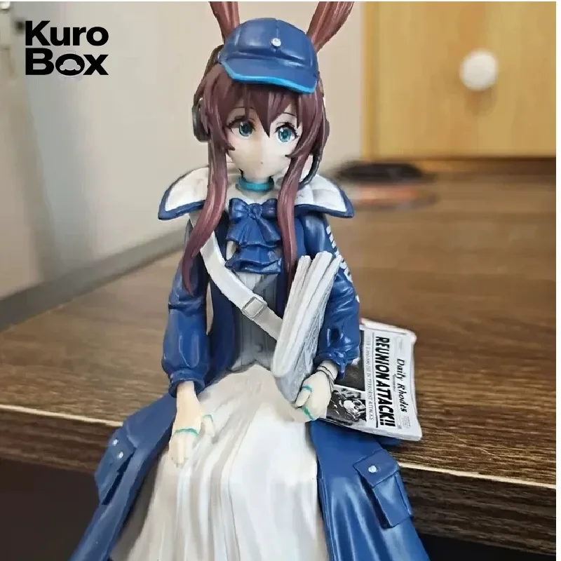 

Anime Demon Girl Noodle Stopper Figure 14cm PVC Sitting Girl Collectible Model Desktop Ornament Gift for Fans Anime Collectors