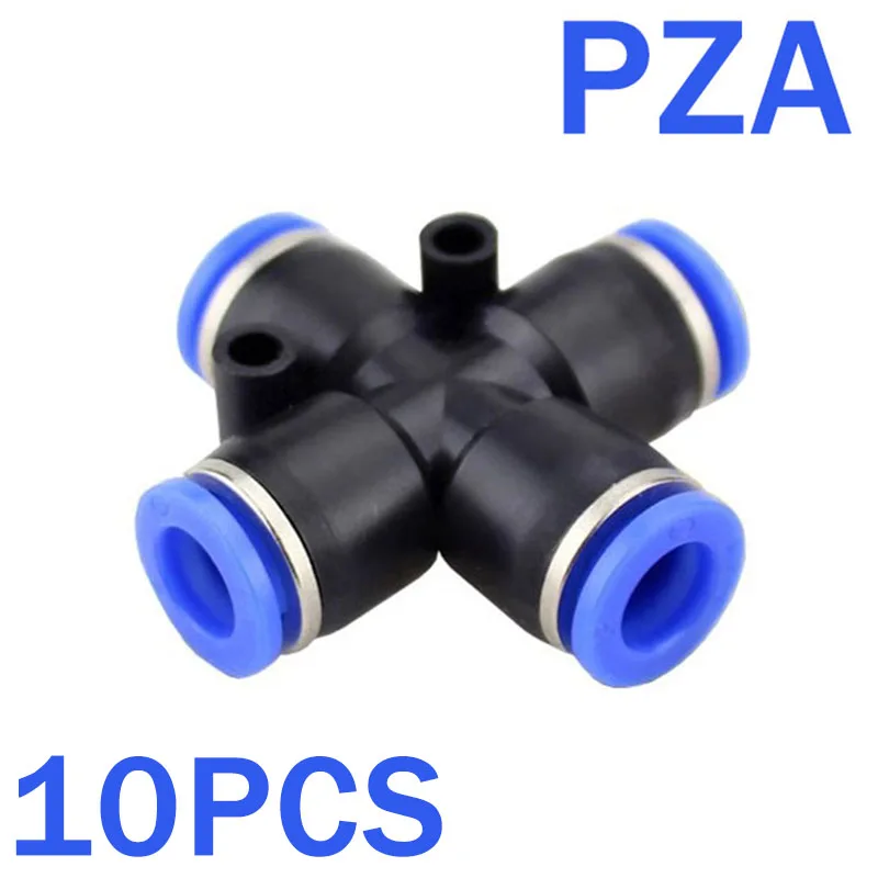 5PCS Pneumatische Fitting Rohr Luft Anschluss Rohr Schnell Release Fitting Push-In Schlauch Kunststoff 4/6/8/10/12mm Luft Schlauch Anschlüsse
