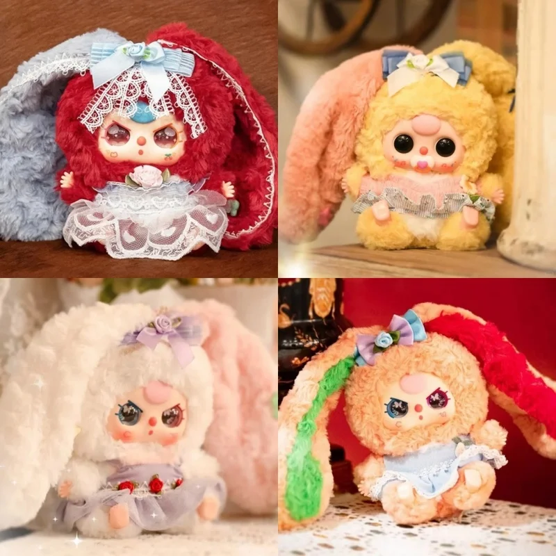 

New Genuine Baby Three Lily Rabbit Town V4 Series Blind Box Kawaii Plush Doll Room Decor Ornament Trendy Toy Surprise Girls Gift