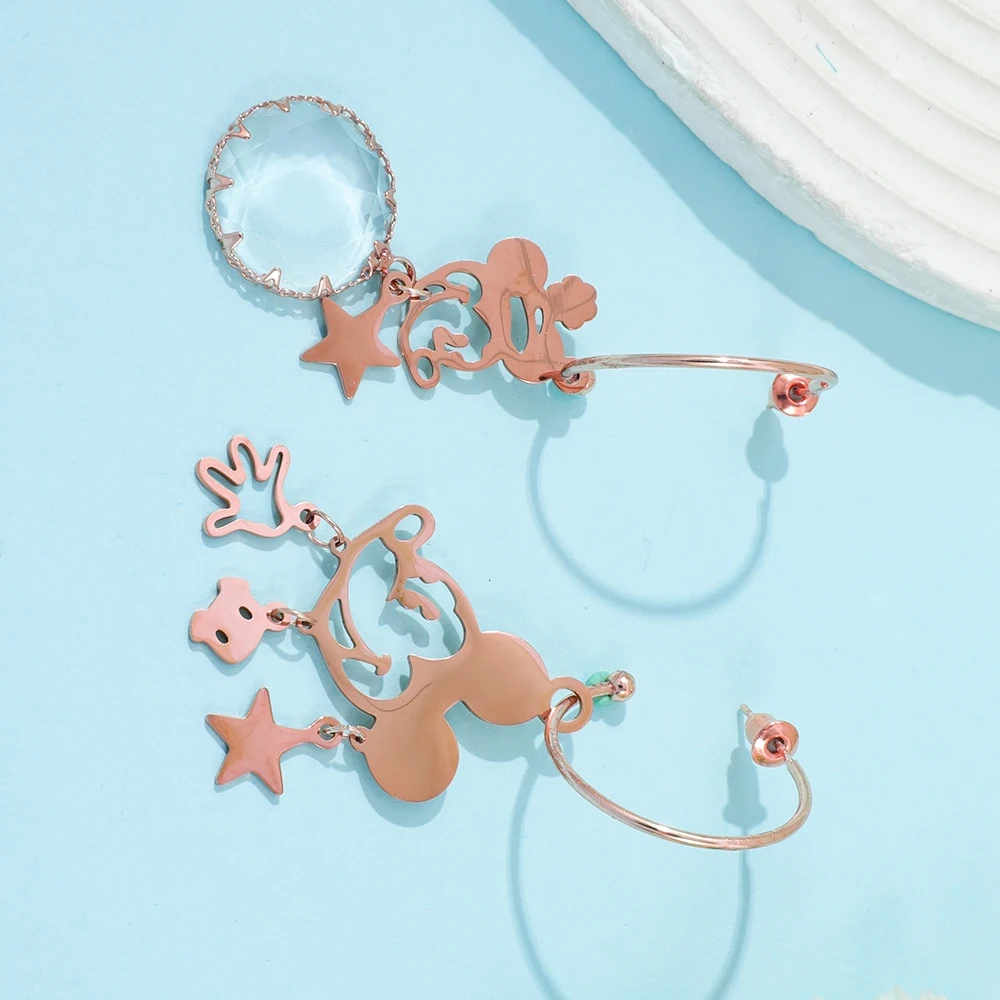 

Серьги Disney с Микки и Минни Маус — набор-гвоздиков/подвесок для пары, классические игрушки с героями мультфильмов для женщин и пар