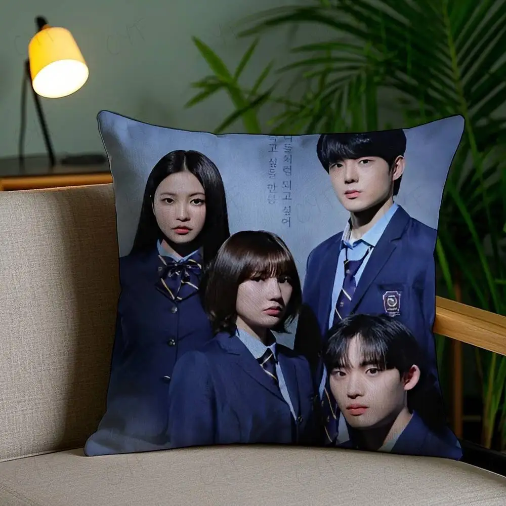 

Hot Korea TV B-Bitch X Rich Pillow Case Custom Printed Brushed Fleece Pillow, Baby Skin-Touch, Eco-Friendly Dye-Sublimation Cush