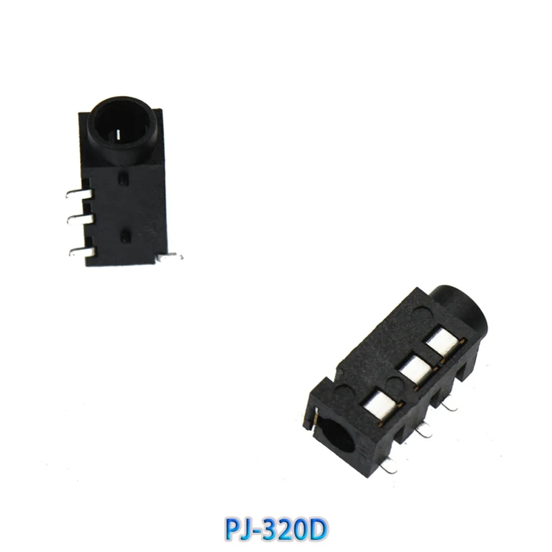 ALIM-100Pcs 3.5MM Headphone Audio Socket 3/4Pins Audio Interface DIP/SMD