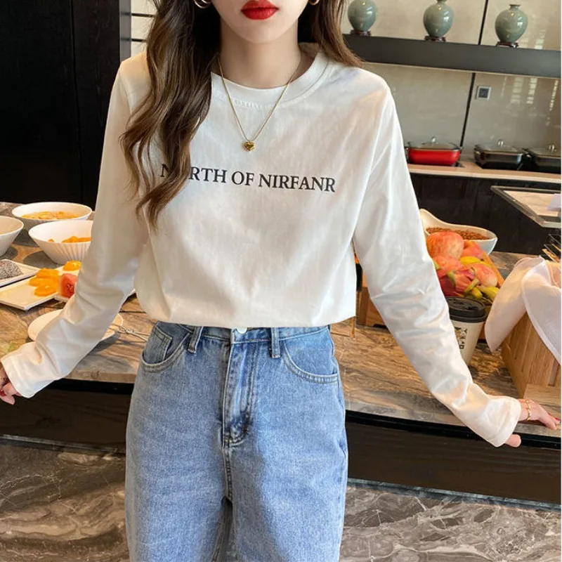 2024 White Female Tops with Print Tshirts Black Clothes Graphic Women's T Shirts Y 2k Harajuku Wholesale Korean Fashion Xxl Tees