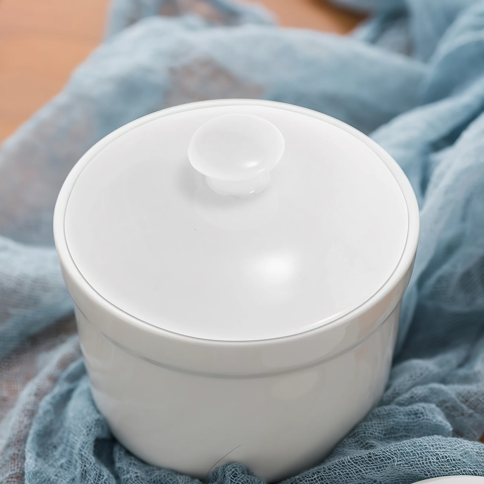 

Ceramic Pot Lid 4-Inch Replacement Kitchen Cookware Lids for Teapots Casseroles Soup Bowls Microwave Dishwasher Safe