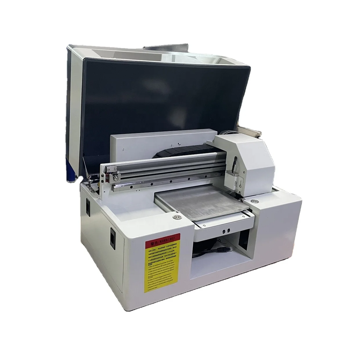 New Mini A4 size 20*30cm UV Flatbed Printer for pen, pvc card, phone cases, wood, plastic