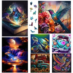 Wooden Puzzles - Exquisite Gift Packaging - Unique Shapes - Best Gifts for Adults and Children - Toy Puzzles