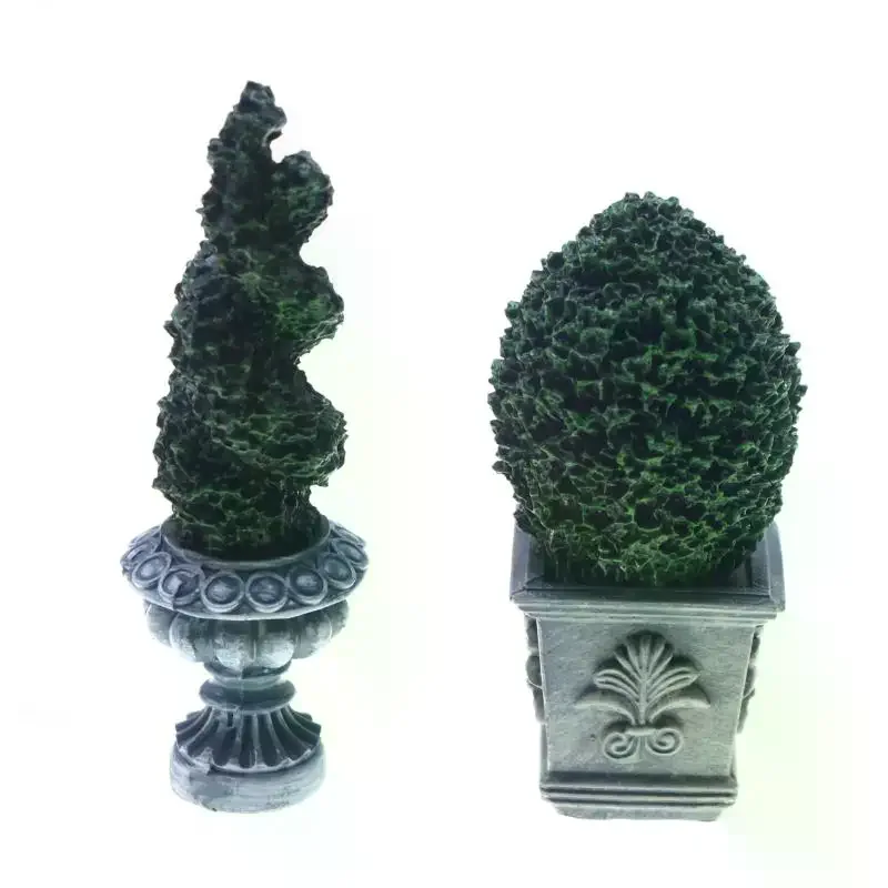 

Модель зеленого растения в горшке для кукольного домика 1/12, украшение для домашнего сада, ландшафтный декор, бонсай для кукольного домика