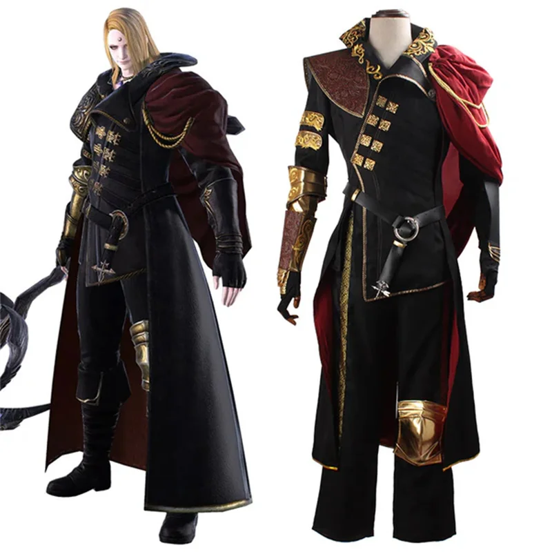 

FF14 Endwalker Zenos yae Galvus Cosplay Costume Men Fancy Battle Uniform Suit Halloween Carnival Party Outfits