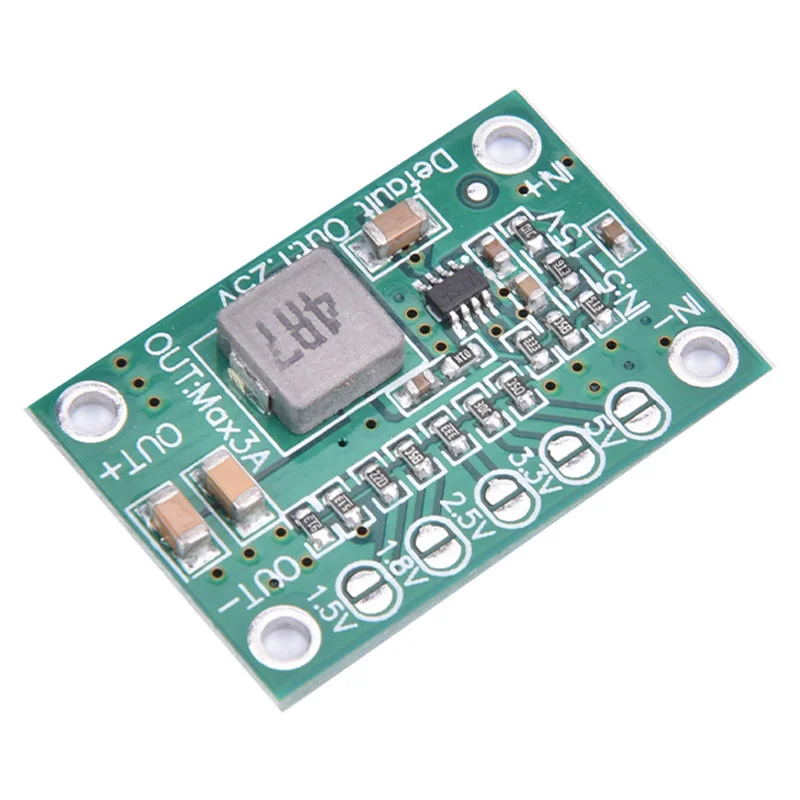 New 1Pc Hot Sale Ultra-Small Size DC-DC Step Down Power Supply Module 3A Adjustable Buck Converter for Arduino Replace