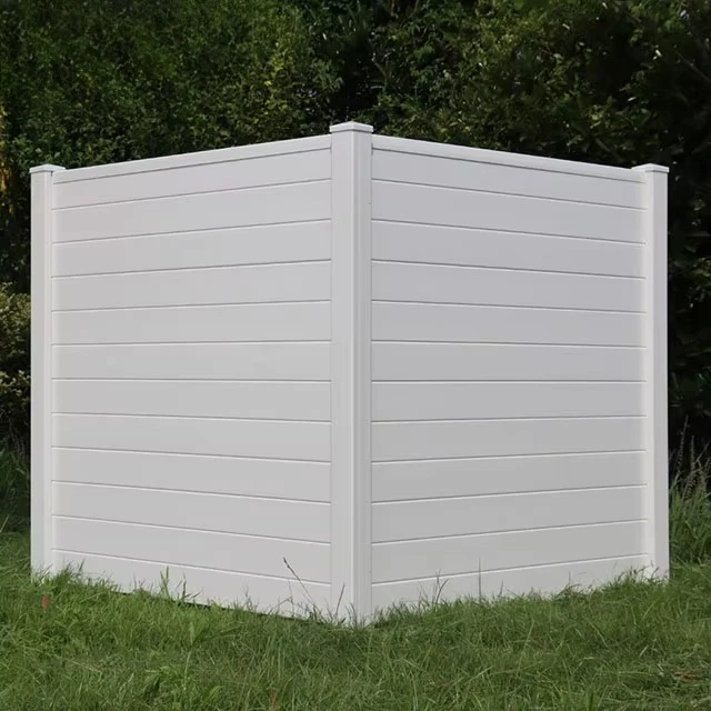 4 Ft. X 4 Ft. Premium White Vinyl Privacy Fence Panel Screen Enclosure