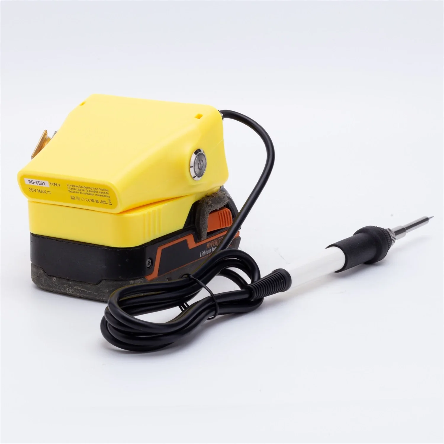 T12 OLED Soldering Iron Quick Heating Wireless °C/°F Freely Switching For Ridgid AEG 18V Battery DIY Repair Soldering Station