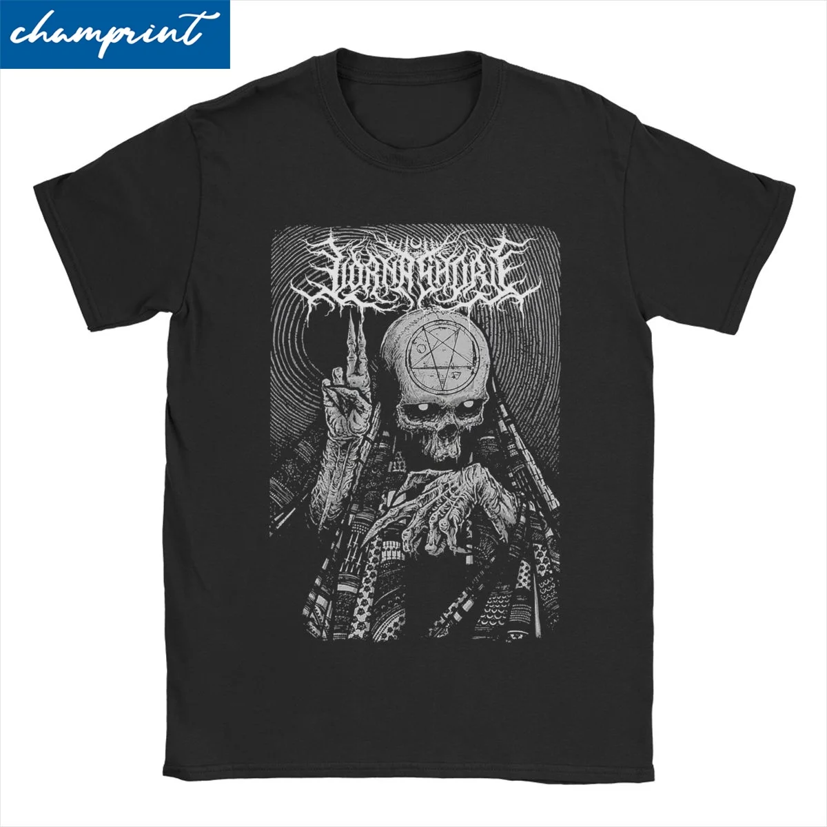 Lorna Shore Deathcore Skull T Shirt Men Women Cotton Casual T-Shirt Crew Neck Tee Shirt Short Sleeve Clothing Original