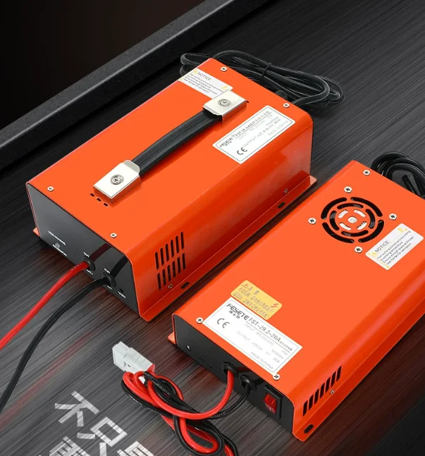 24V 60A 50A 30A 12V 100A Charger 14.6V 100A 12.6V 80A 29.2V 50A 25.4V Fast Charger for Li Ion 18650 Lithium LTO Lifepo4 Battery