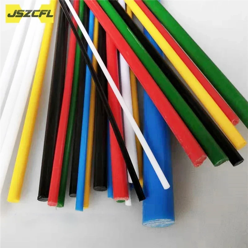 1PC Colorful POM Nylon Rod Diameter 12mm Hard Plastic Solid Bar Stick Length 580mm / 600mm