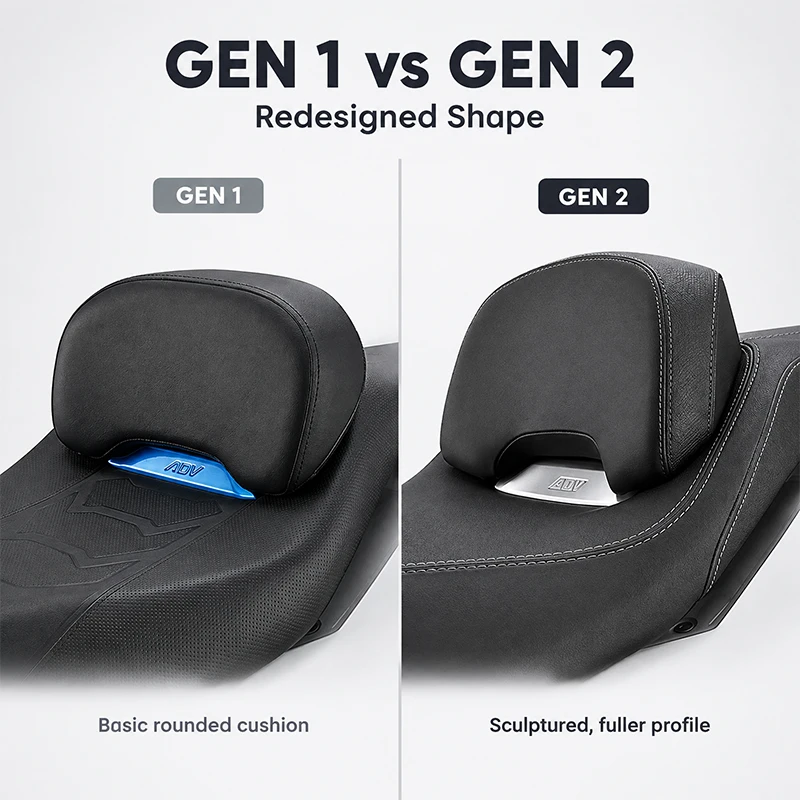 For Zontes 368g G368 2024 2025 2026 Motorcycle ZT368G Driver Seat Backrest Support Saddle Leather Front Seatback Cushion Pad