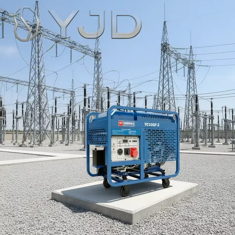 YJD Yuchai 2.8-18kw Mobile Trailer Silent Diesel Generator Weichai Shangchai Yuchai Ultra Silent