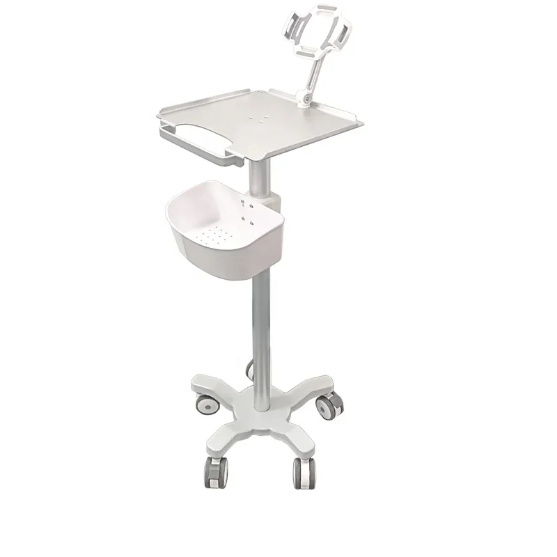 High quality monitor stand medical instrument patient monitor trolley for hospital ECG Cart