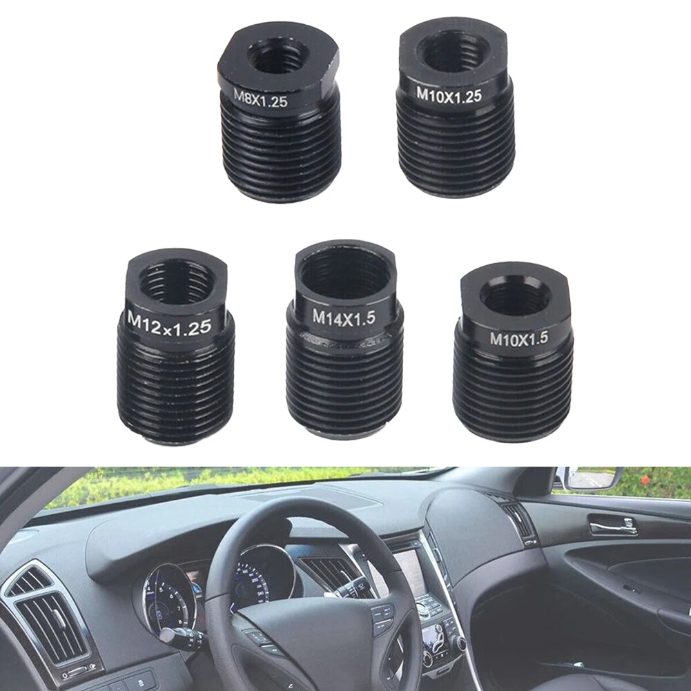 Threaded Aluminum Shift Knob Adapter Compatible With Multiple Thread Sizes Including M8x1.25 M10x1.25 M10x1.5 And 1.5