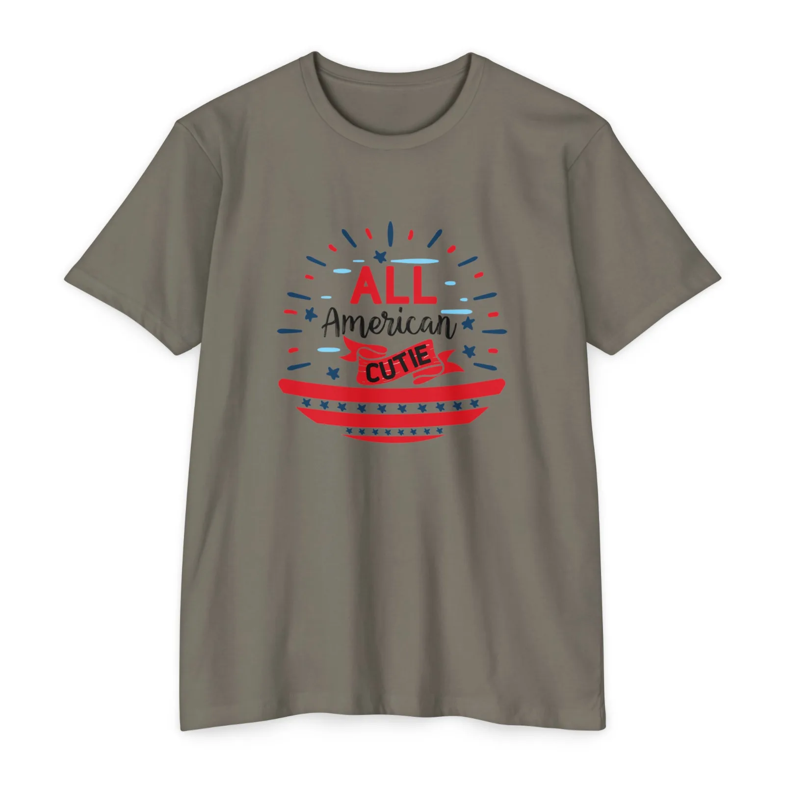 All American Cutie Nice Present For Both Males And Females Cotton T-Shirt