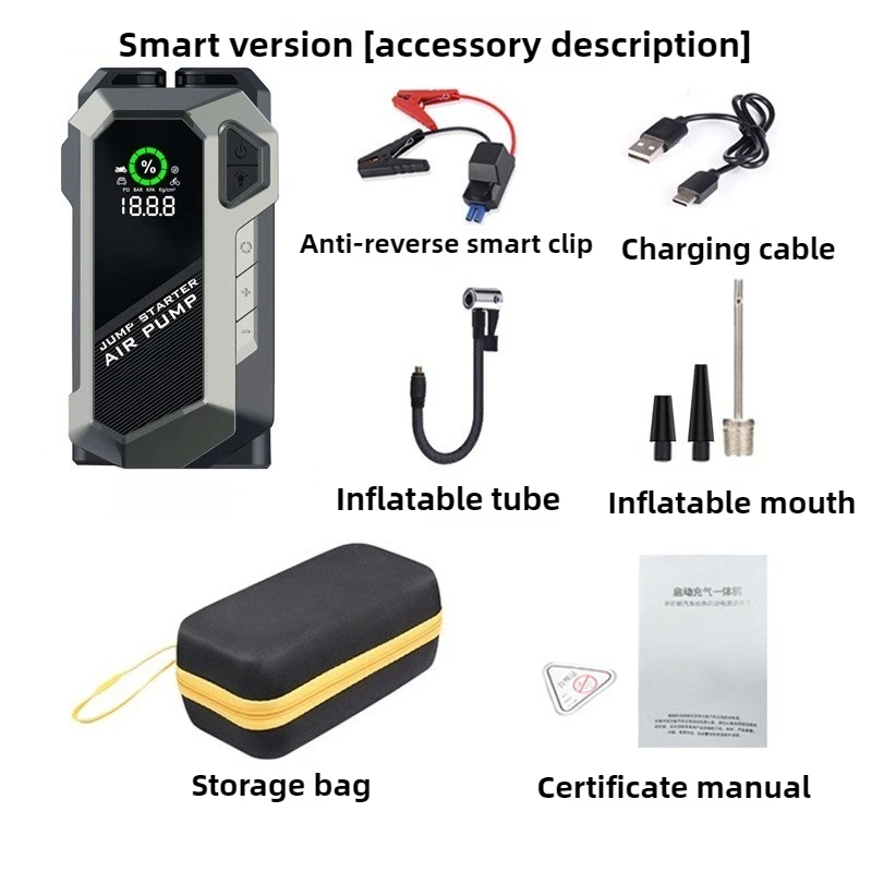 

Power Bank 8000 мАч 12 В Автомобильный аккумулятор Стартер Портативное зарядное устройство Автомобильный усилитель Автоматическое пусковое устройство Аварийный стартер