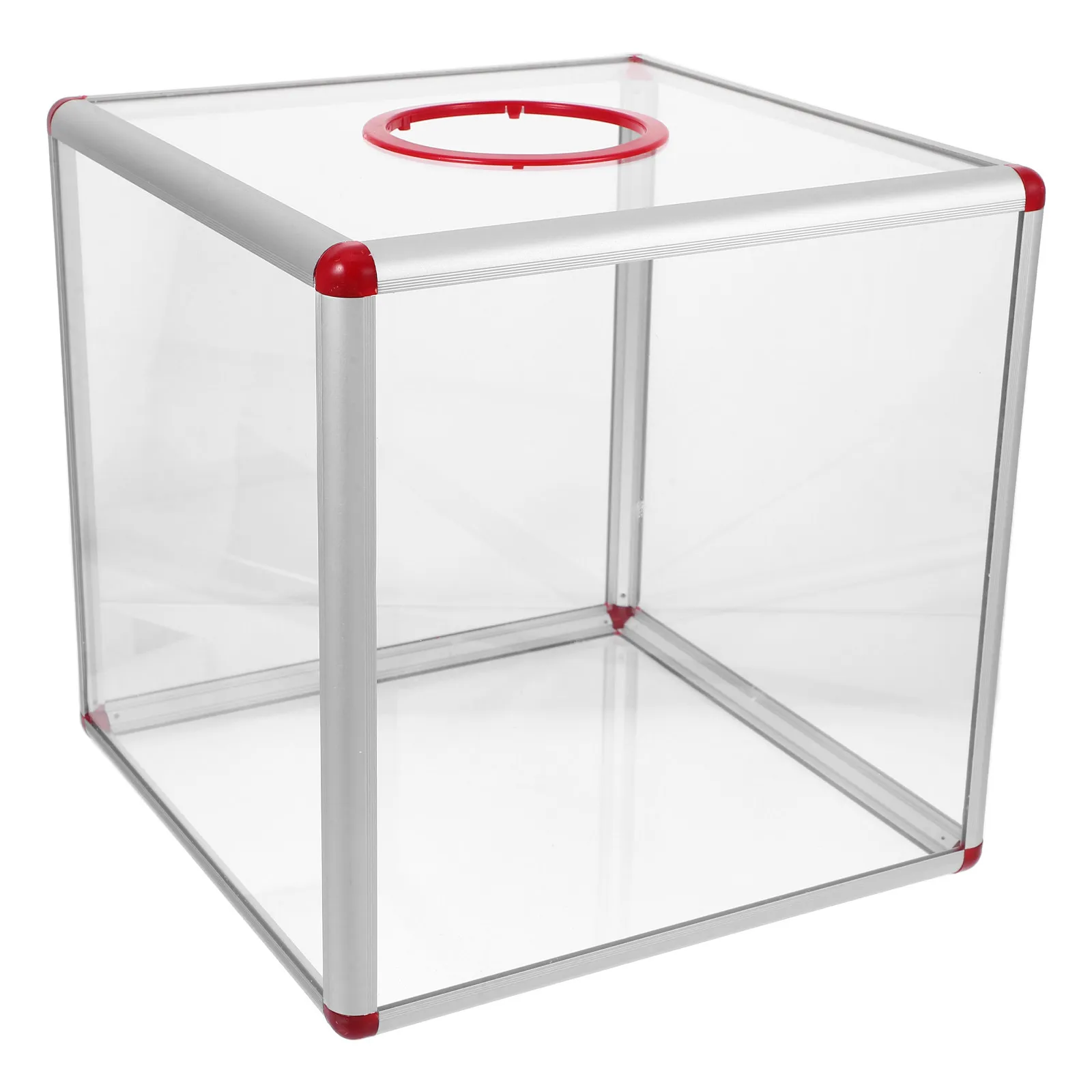 Boîte à billets transparente en acrylique pour événements, fêtes, mariages, votes, dons caritatifs