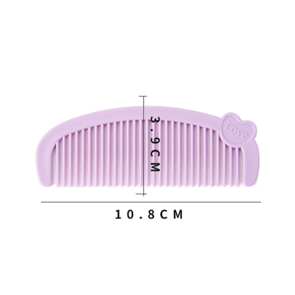 Easy To Carry Hair Care Mini Comb Love Smooth Cute Hair Comb Cute Portable Kids Hair Brush Children/Kids