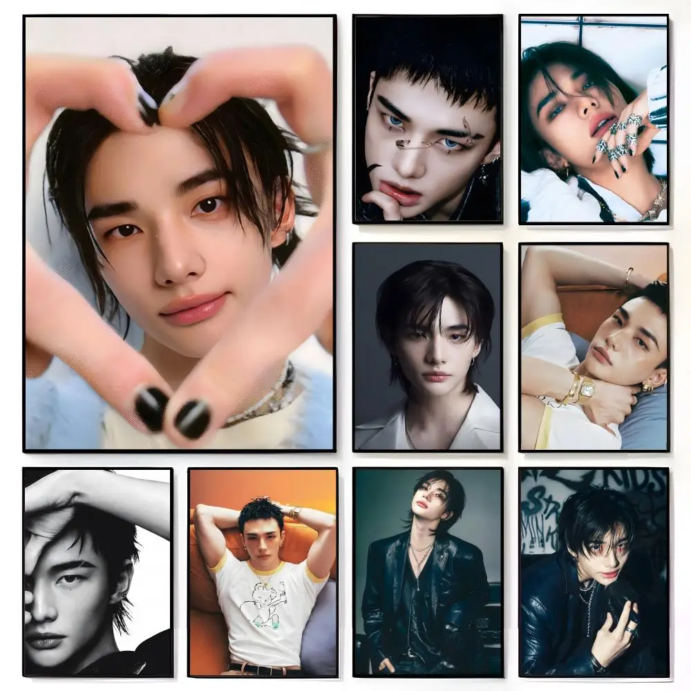 Popular Idol Edgy H-Hwang HyunJin Poster American Film Mural Home Childrens Room Wall Decor Print