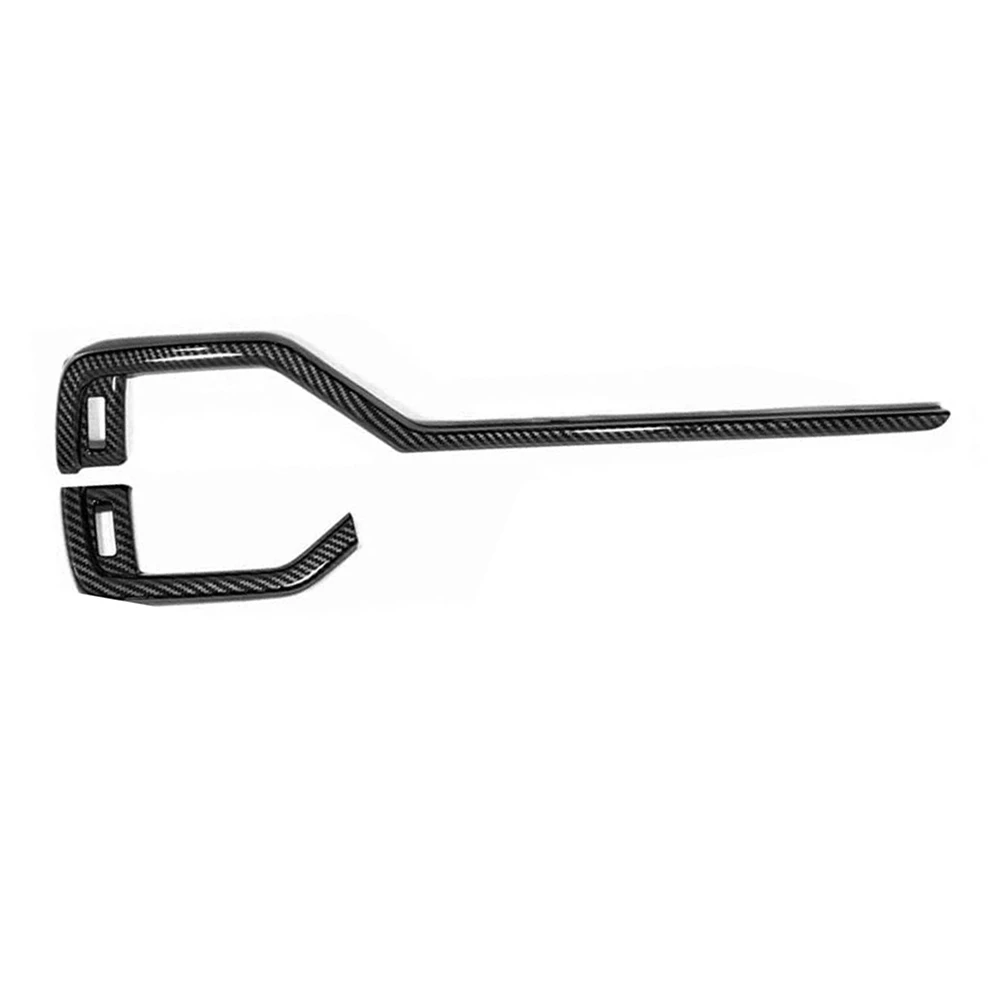 

Dashboard Side Air Vent Outlet Trim Strip Cover for 2019 2020 2021 2022 Interior Accessories Carbon Fiber