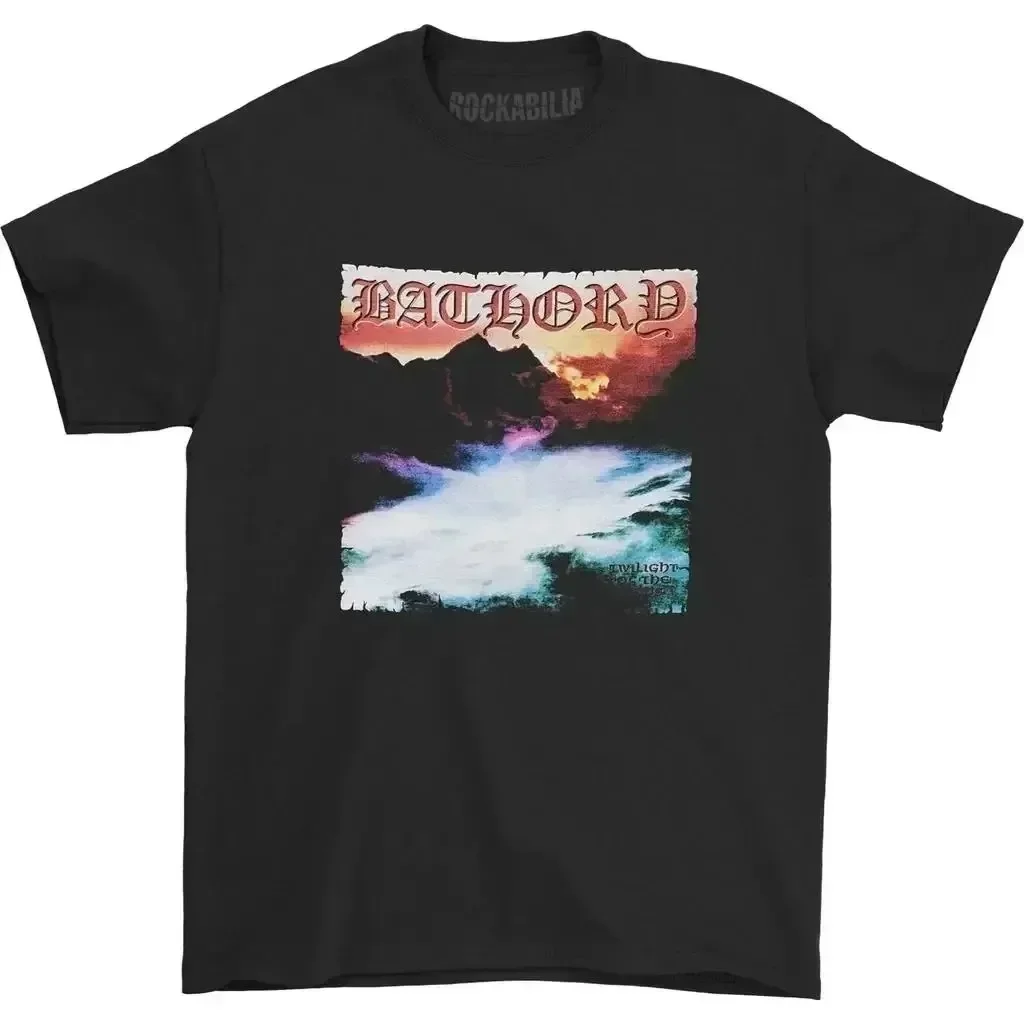 Bathory Black Metal Venom Print Herren Damen T-Shirt Band Musik Hip-Hop Casual Street Rock Harajuku Klassische Kurzarm-Kleidung – Detail 11