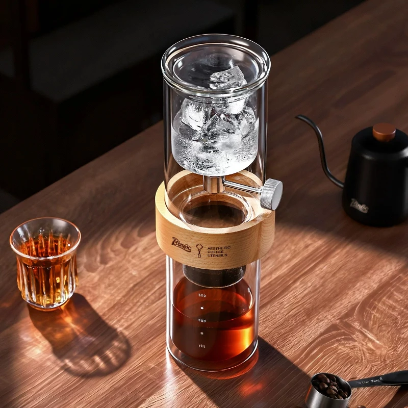 

Double Layer Cold Brew Coffee Maker for Home Use with Precise Drip Control and Heat Insulation High Silicon Boron Glass