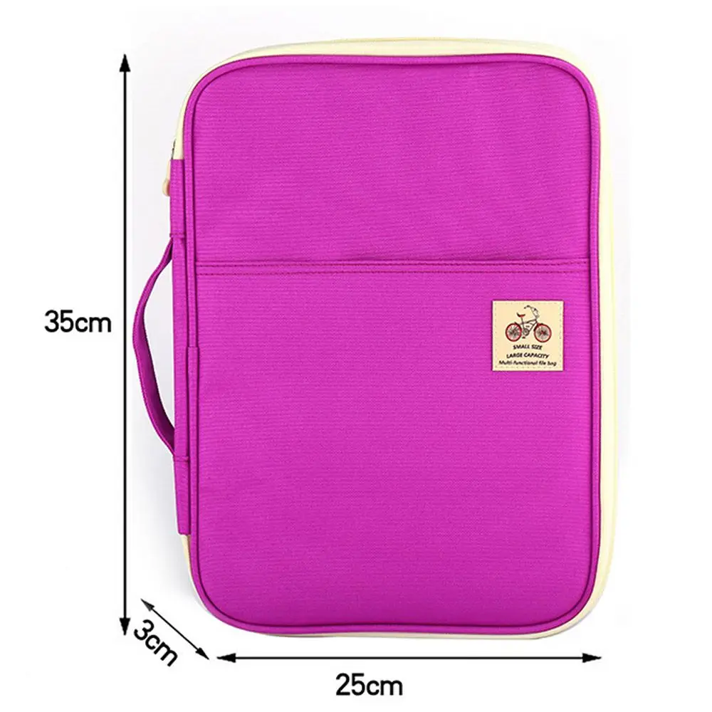 Multi-Function Portfolio para Pasta Conferência, Travel Bag, File Organizer, Portfolio, Pasta de arquivos