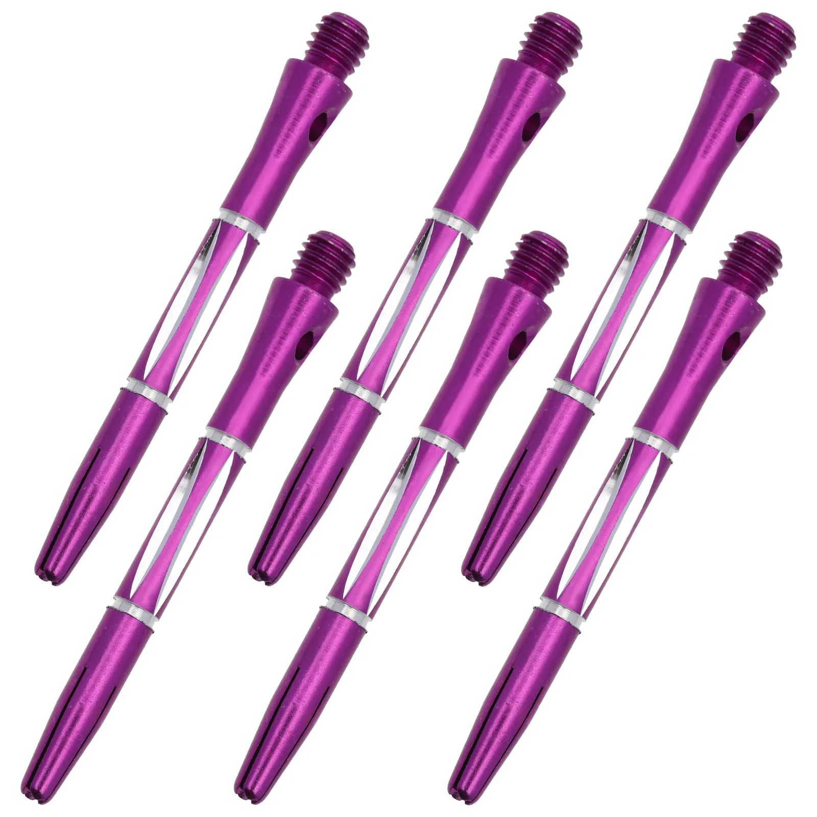 

6pcs Aluminum Alloy Dart Shafts Metal Replacement Stems Threaded Durable Sharp Tips For Accessories Outdoor Toys