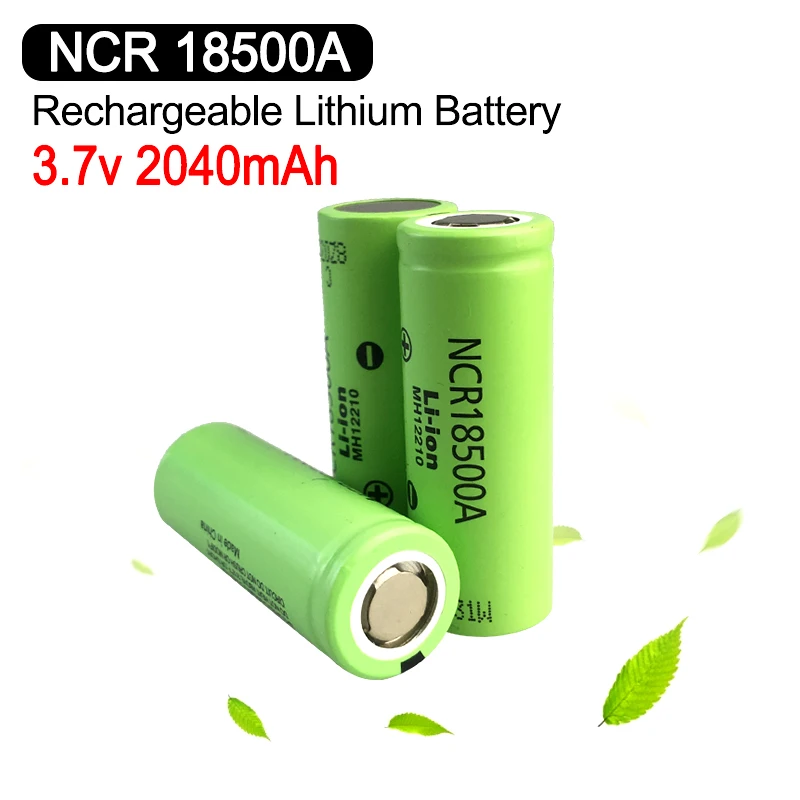 2024 New High Quality 18500A 3.7V 2040mAh NCR 18500 for 3.6 V Battery ,for Toy Flashlight ect