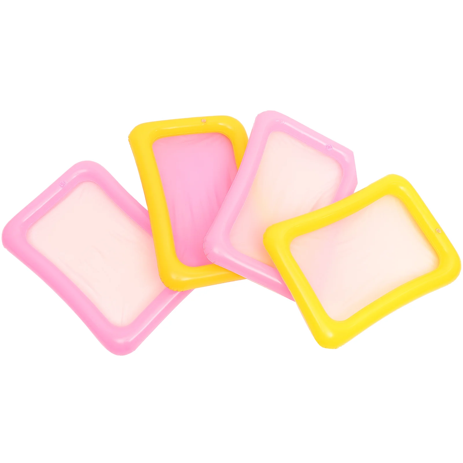 4 Pcs Inflatable Ice Bar Creative Sand Molds Children's Play Toys Inflated Outdoor Kids Pvc Toddler for