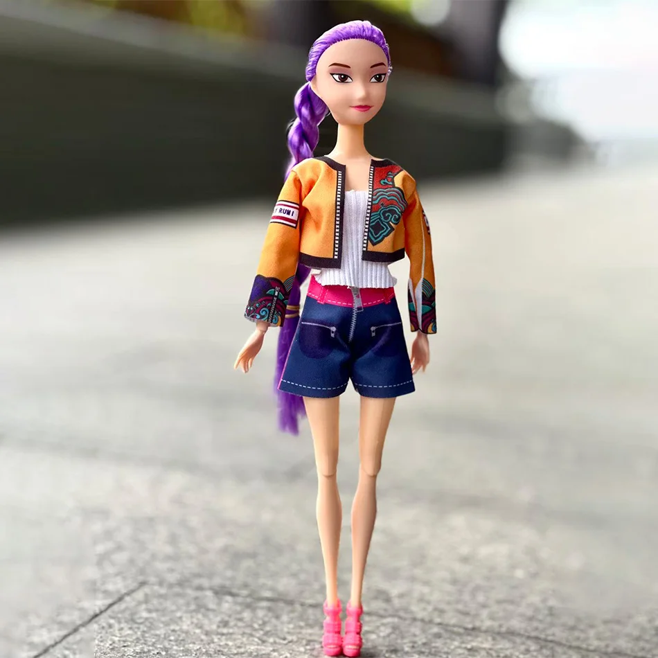 Kpop デーモンハンターズ ビニールフィギュア 新スレイヤー ミニチュア人形 ゾーイ デスクトップオーナメント デコレーション ギフト