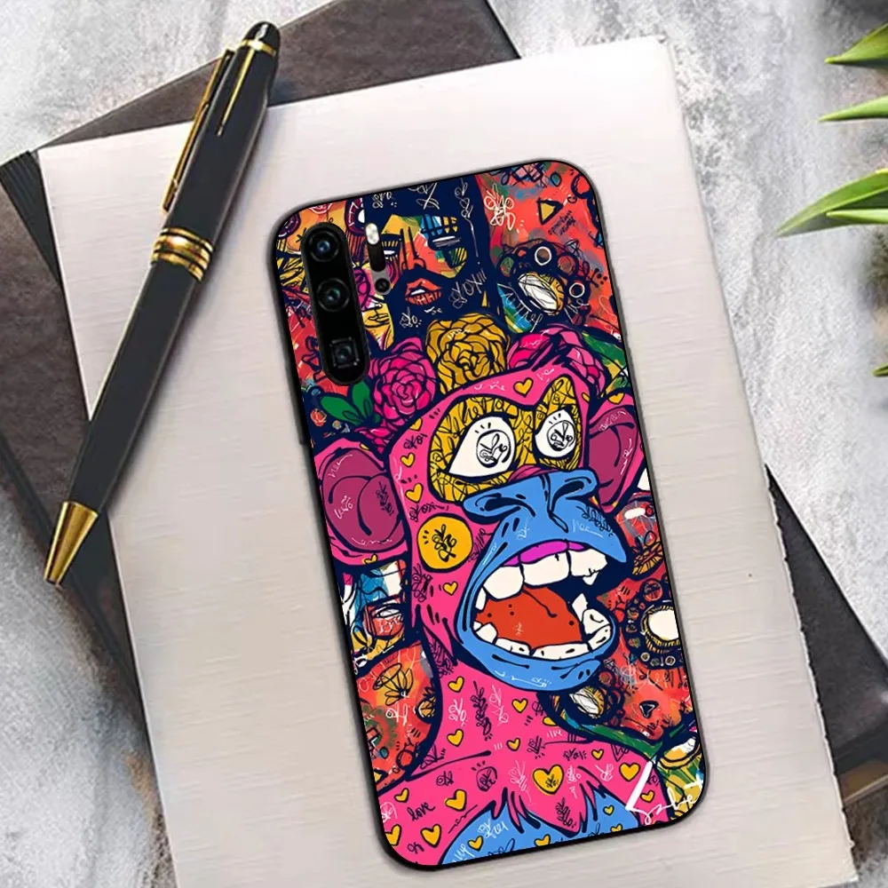 Funny Cartoon B-Bored A-Ape Phone Case For Huawei P 8 9 10 20 30 40 50 Pro Lite Psmart Honor 10 lite 70 Mate 20lite