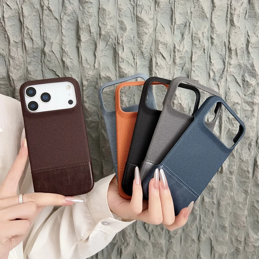 Тканевый кожаный магнитный чехол для iPhone 17, 16, 15, 14, 13, 12 Pro Max Plus, чехол с цветными блоками, магнит, безопасная зарядка, антидетонационные чехлы Тканевый кожаный магнитный чехол для iPhone 17, 16, 15, 14, 13, 12 Pro Max Plus, чехол с цветными блоками, магнит, безопасная зарядка, антидетонационные чехлы