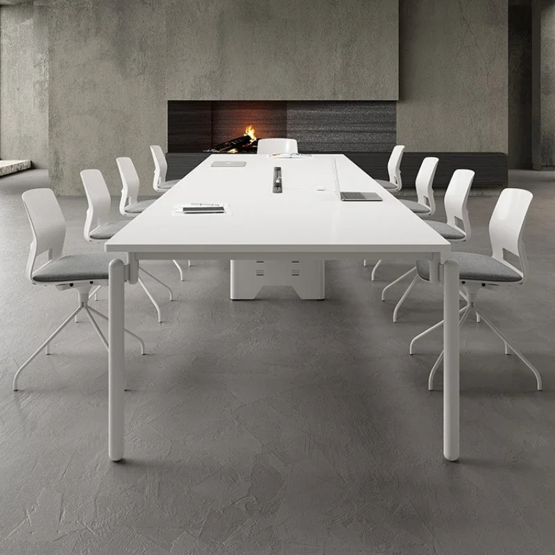 Simple Modern Conference Table Long Meeting Room Negotiation  8/10/12 Training Table