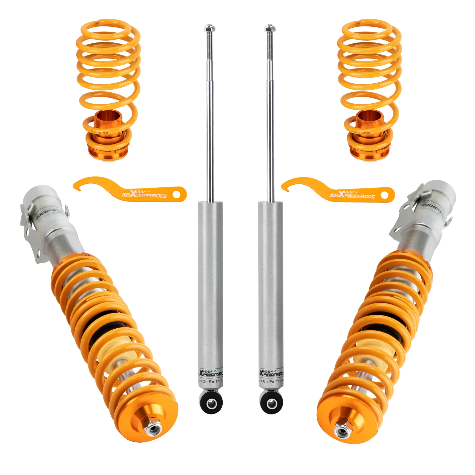 COILOVERS for VW LUPO 6X SEAT AROSA 6H Adjustable Suspension Shock Absorber Kit for SEAT 98–05 Arosa 6H 97–04 Spring