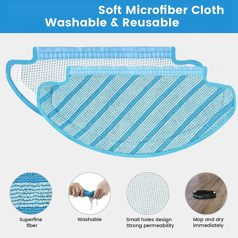 Kit de pièces de remplacement pour aspirateur robot Ecovacs Deebot OZMO T8 T8 AIVI, rouleau, brosse, sacs à poussière, accessoires, chaud