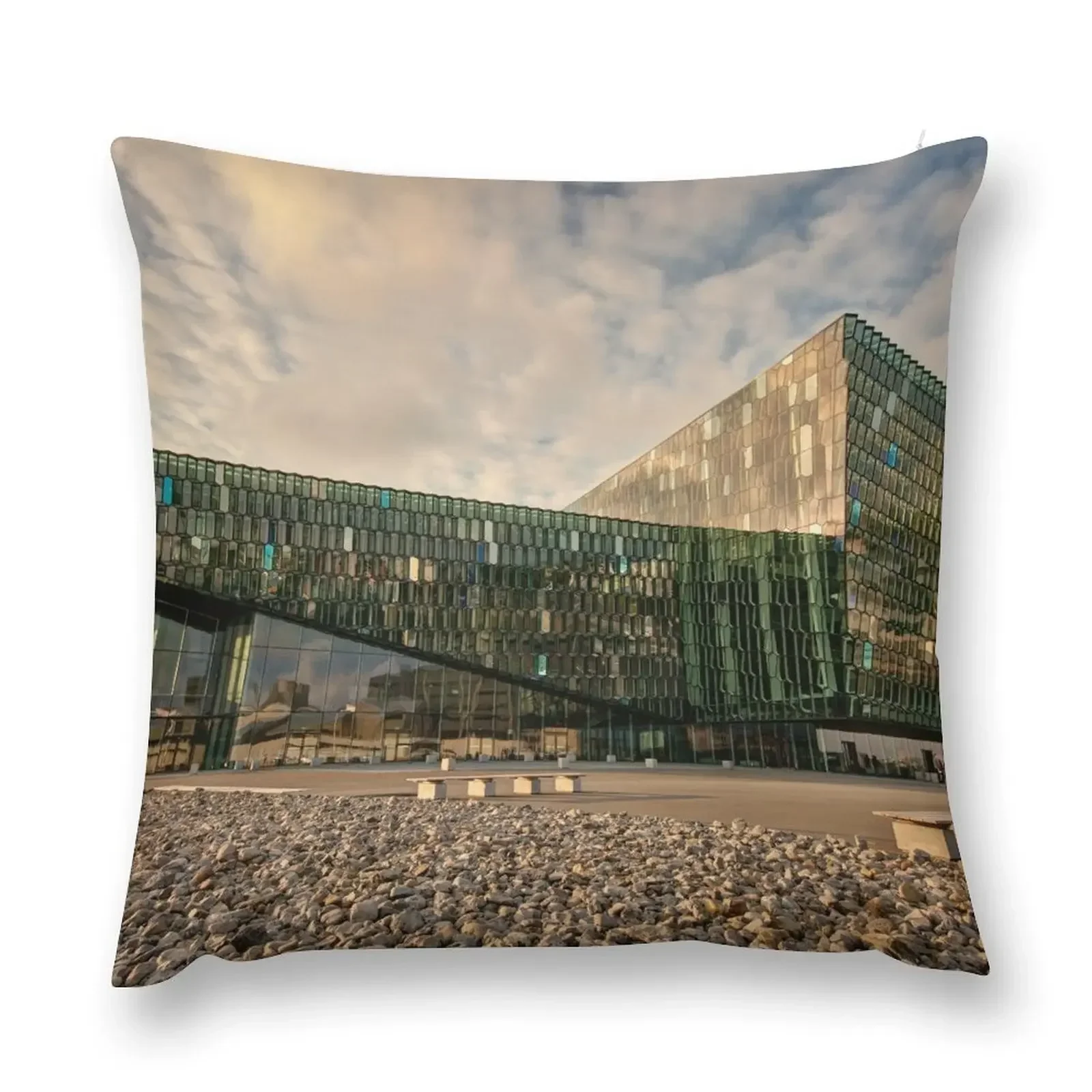 Harpa Conference Center, Iceland Throw Pillow Pillowcases Cushions Cover pillow cover christmas Decorative Cushion pillow